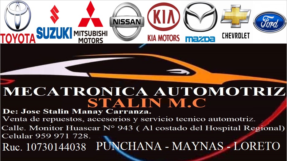 Logo Mecatrónica Automotriz Stalin M.C